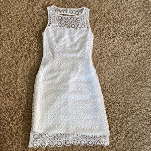 Boutique white lace dress